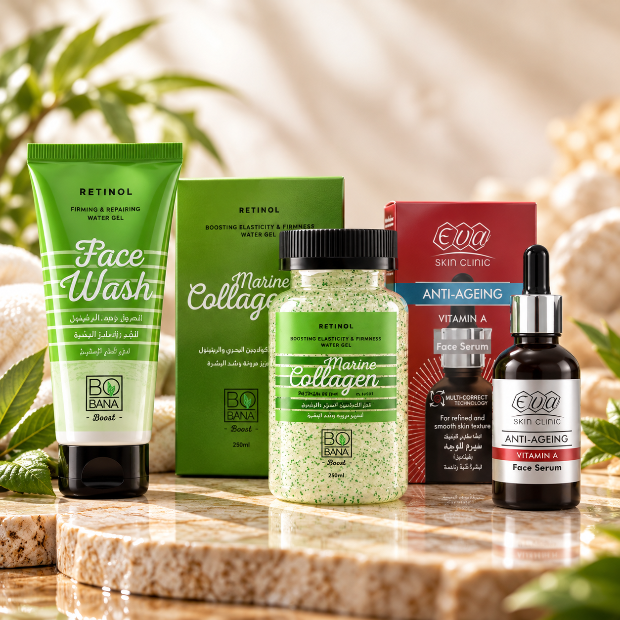 RETINOL RITUÁL – 3 kroky večernej starostlivosti s retinolom Bobana a sérom Eva Skin Clinic
